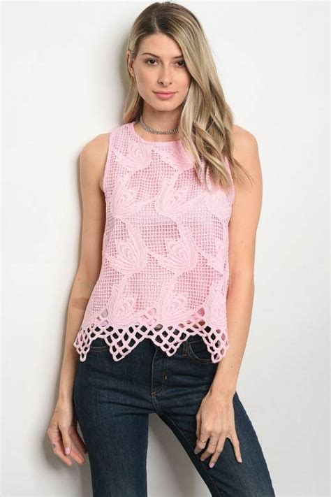 Women's Pink Designer Tops 